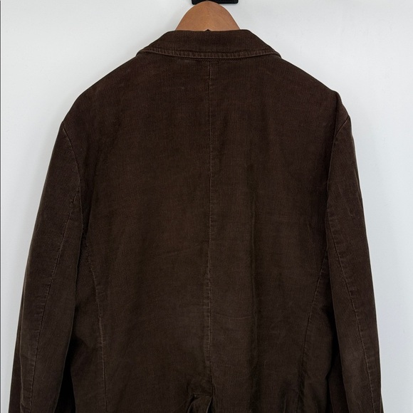 J Crew Mens Y2K Vintage Corduroy Blazer Brown L 100 Cotton Quiet Luxury Jacket - Picture 5 of 16